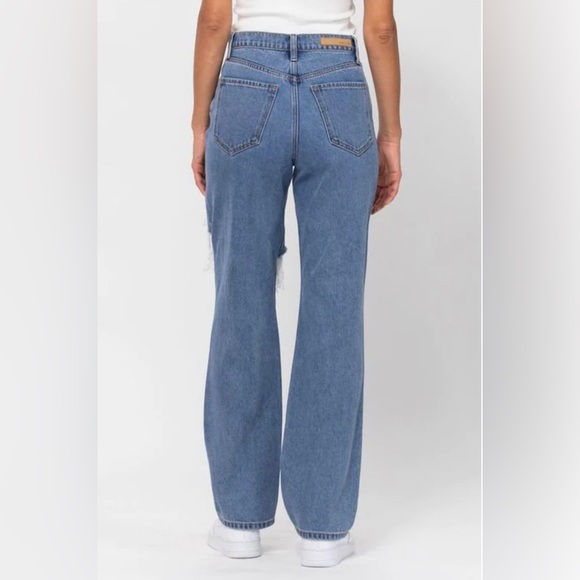 Cello Jeans | Distressed Jeans | Size 5 Cello Jeans | High Rise Dad Jean - Picture 3 of 11